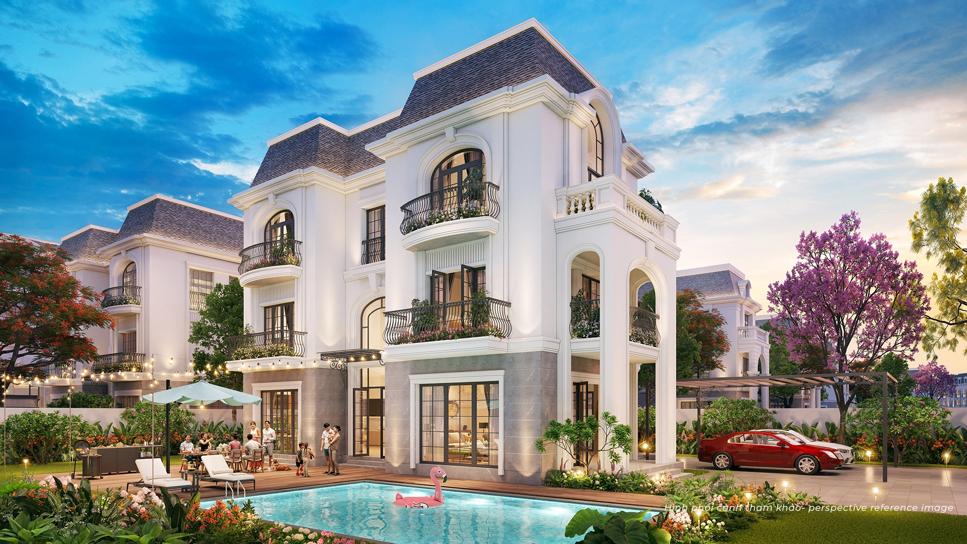 Biệt thự mẫu thực tế dự án Hồng Hạc City - Không gian sống sinh thái chuẩn quốc tế
