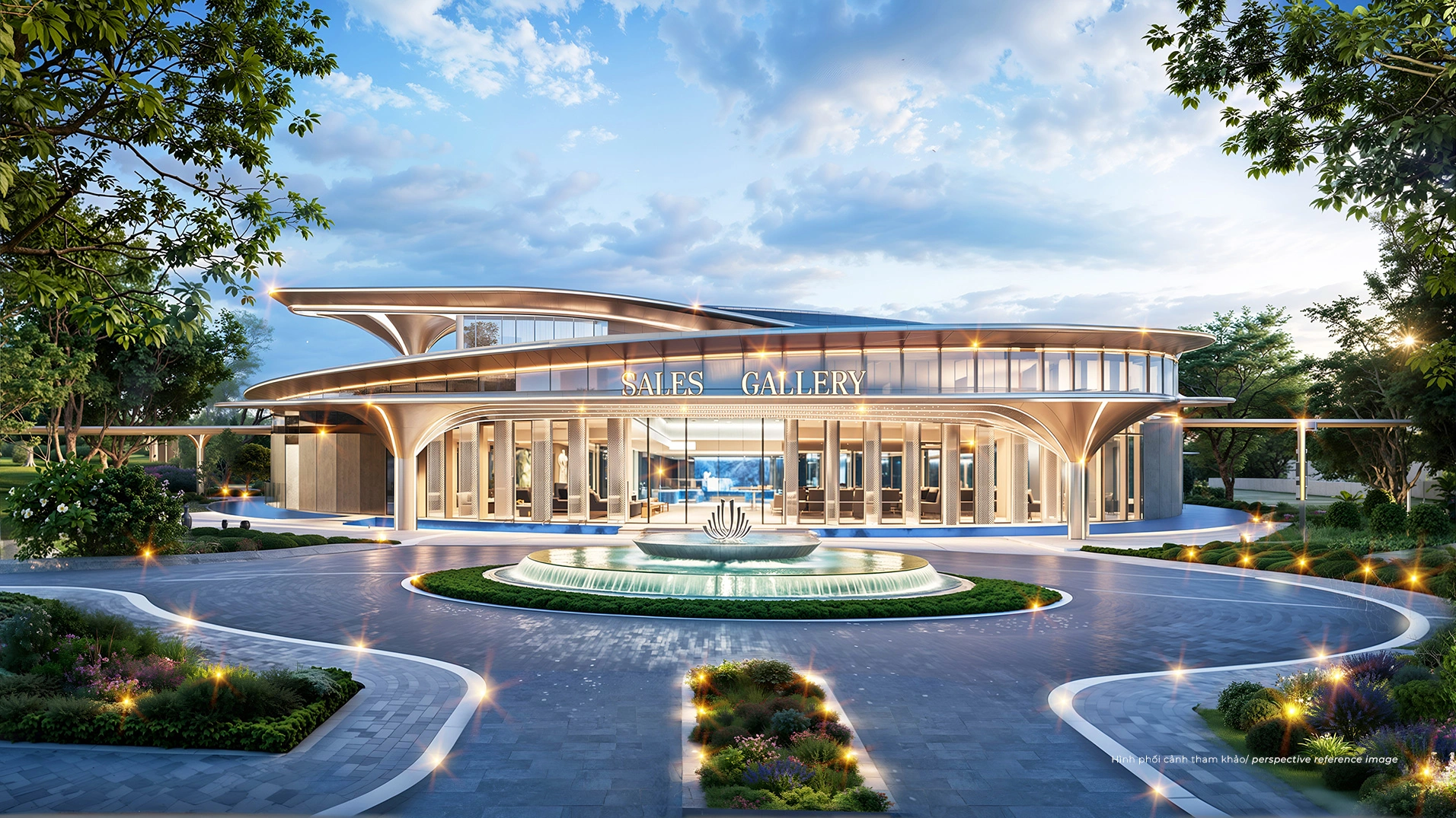 Không gian tư vấn tài chính chuyên sâu và chính sách bán hàng tại Sales Gallery dự án Hồng Hạc City