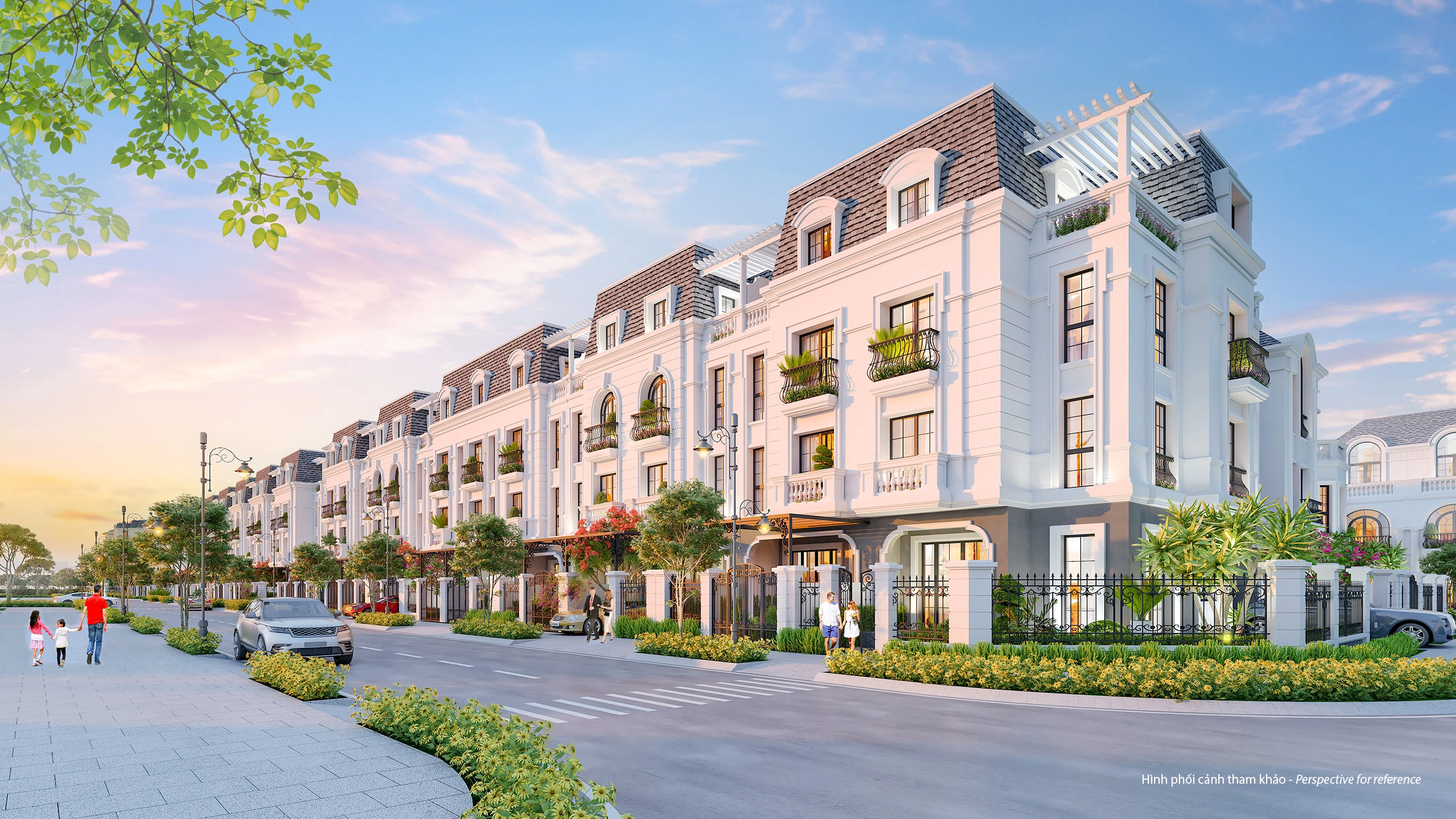 Nhà phố Townhouse phân khu Hồng Phúc – Dự án Phú Mỹ Hưng Bắc Ninh