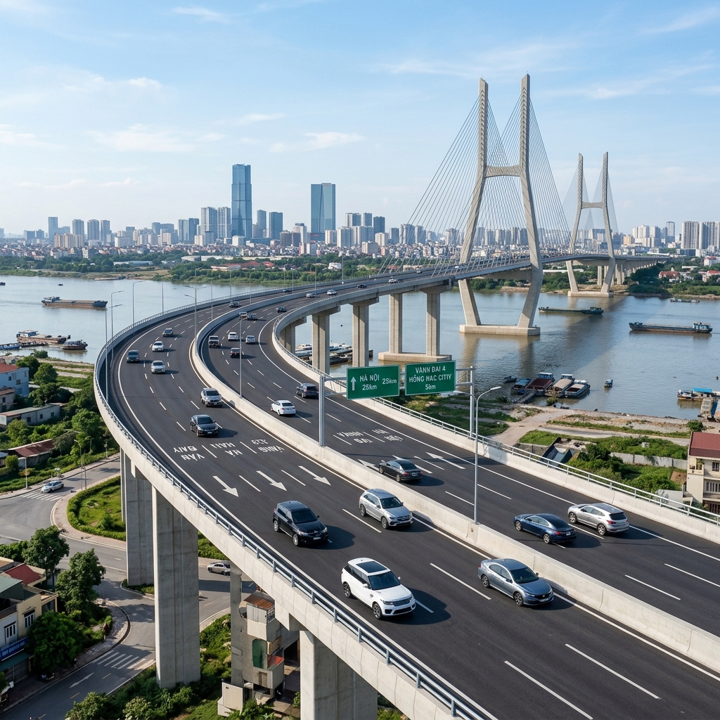 Quy hoạch giao thông nội khu Hồng Hạc City: Đỉnh cao hạ tầng sinh thái 197.76 ha